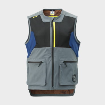 Мотожилет дождевик Husqvarna Gotland Vest, blue grey (XL, Взрослая  Повседневная) - миниатюра 3