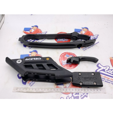 Acerbis слайдер цепи на маятник + на раму + ловушка ( черный ) EXC EXCF 24-> // 0026132.090 - миниатюра 4