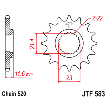 Звезда ведущая JTF583 13 - миниатюра 1
