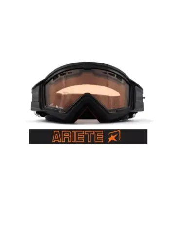Кроссовые очки (маска) MUDMAX - BLACK / DOUBLE ORANGE VENTILATED LENS NO PINS