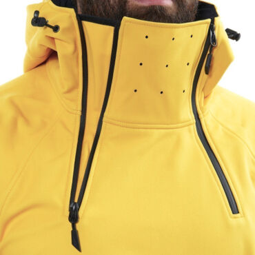 Dragonfly Куртка анорак сноубордическая Uktus Man Yellow - Grey - миниатюра 16