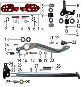 Болт M8x30 траверсы.807.0180 - фото 107