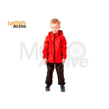 Детский комплект дождевой (куртка, брюки) EVO Kids RED (мембрана) - миниатюра 8
