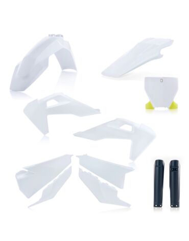 Комплект пластика Husqvarna Кросс TC FC 125 450 (2019 2022), OEM Белый Синий