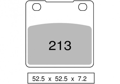 Колодки дискового тормоза Trofeo Organic 213 (LMP156, FDB338) - фото 1