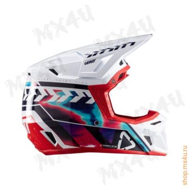 Шлем 8.5 V26 Composite + 5.5 очки Velocity - Роял - миниатюра 6