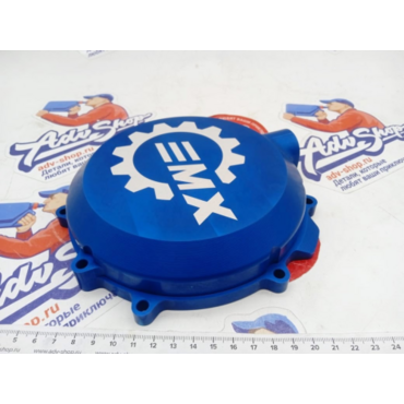 EMX TECH BLUE усиленная крышка сцепления синяя KTM 250 300 EXC TPI SX XC 17 23 / HQV TEi -TXi TCi 17 23 ( 74 22 003 BLU ) - миниатюра 3