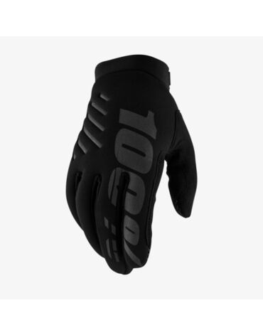 Мотоперчатки подростковые 100% Brisker Youth Glove Fluo Black