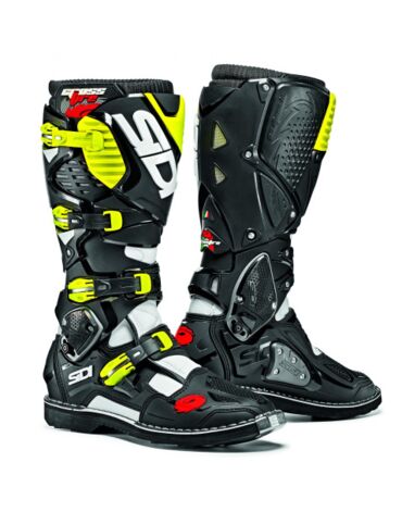 Sidi Ботинки Crossfire 3 White Black Yellow Fluo