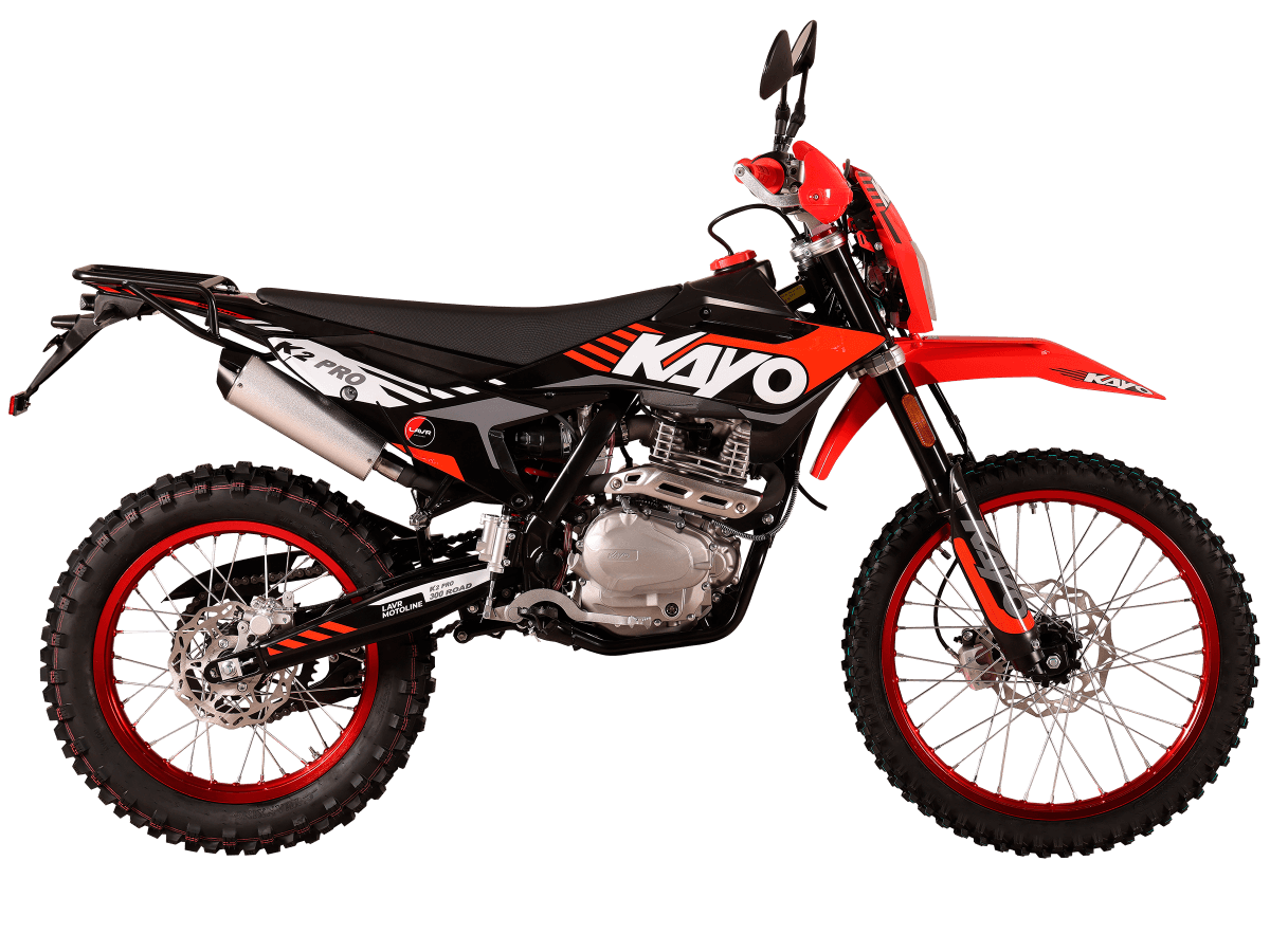 Мотоцикл KAYO K2 PRO 300 ROAD (4T PR300 PRO 21 18 2026) ПТС - фото 5