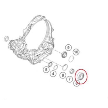 Подшипник помпы FC250 350(с22) - миниатюра 1