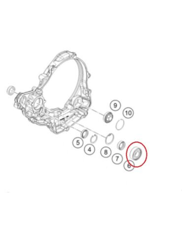 Подшипник помпы FC250 350(с22)