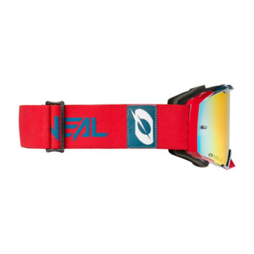 Oneal Маска Кроссовая B 33 Bold красный, иридиевые линзы - миниатюра 2