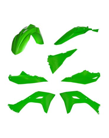 Комплект пластика Kawasaki KX250F (2025), KX450F X (2024 2025), Зеленый