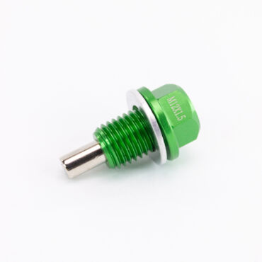 Сливной болт масла с магнитом CNC М12 х 1.5 Green - миниатюра 1