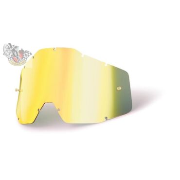 Линза подростковая 100% Accuri Strata JR Anti Fog Gold Mirror - миниатюра 1