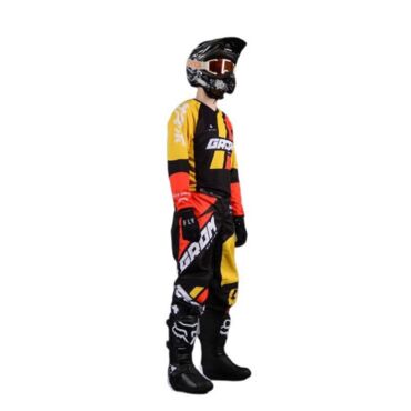 Grom Штаны кроссовые Race Red Yellow - миниатюра 5