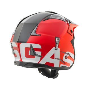 Шлем триальный GASGAS Z4 FIBERGLASS HELMET, red (M, Взрослая  Кросс эндуро) - миниатюра 2