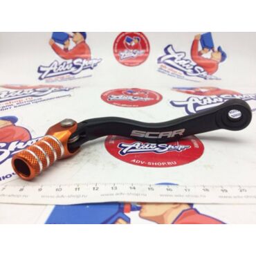 SCAR Лапка переключения передач KTM 250 300SX, EXC 94 16, 250SX F, EXC F 06 10 оранжевая / 54834031000 // GSL506 - миниатюра 2