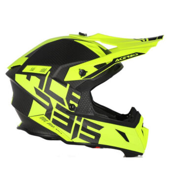 Acerbis Шлем Steel Carbon Yellow Fluo - миниатюра 6