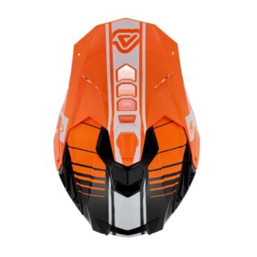 Acerbis Шлем Airstrike C 22 06 Orange White - миниатюра 12