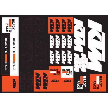 Комплект наклеек KTM - миниатюра 2
