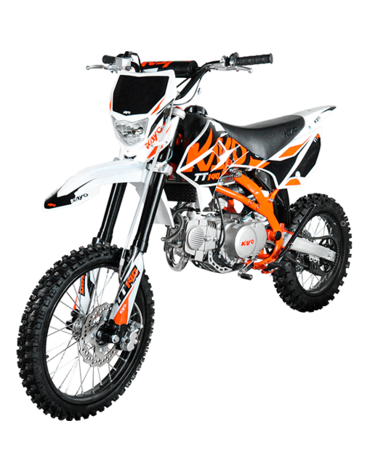 Питбайк KAYO BASIC TT140EM 17 14 KRZ (механ. сцепл., эл. стартер 2022 г.)