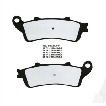 NISSIN 2P 250NS колодки тормозные  VFR800 XL1000 без ABS перед зад // M 09150 - миниатюра 3
