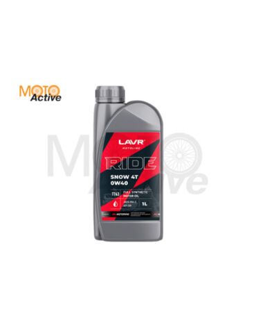 LAVR MOTO Моторное масло RIDE SNOW 4T 0W40 SN, 1 л