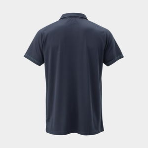 Футболка поло Husqvarna AUTHENTIC, dark blue (L, Взрослая  Повседневная) - миниатюра 2