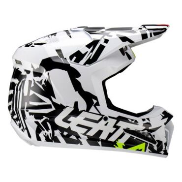 Мотошлем Leatt Moto 3.5 Zebra + очки Velocity 4.5 - миниатюра 6