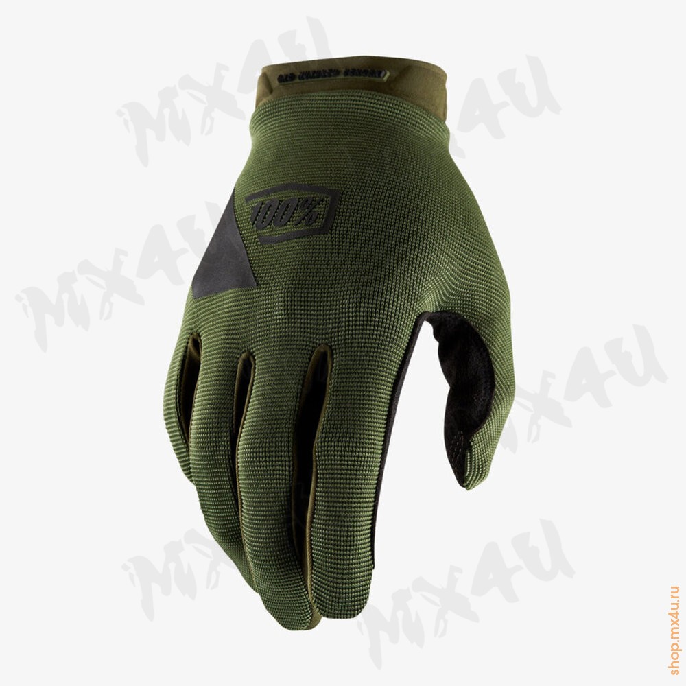 Мотоперчатки Ridecamp Army Green зеленые - фото 1