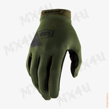 Мотоперчатки Ridecamp Army Green зеленые - миниатюра 1