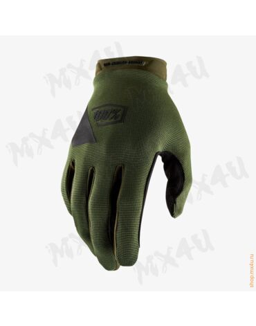 Мотоперчатки Ridecamp Army Green зеленые