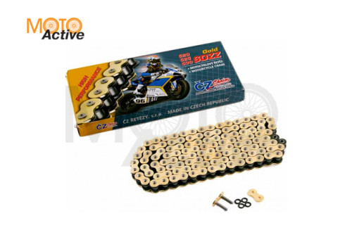 Цепь привода CZ Chains 520 SDZZ Gold - 116 (Active Ring, усиленная)