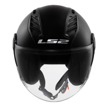LS2 Мотошлем OF616 Airflow II Solid черный - миниатюра 3