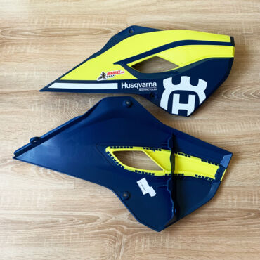 Боковины радиатора синие с графикой комплект Husqvarna TE FE 2016 - миниатюра 4