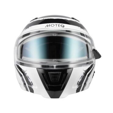 Moteq Шлем снегоходный SubZero FrostPro белый черный - миниатюра 9