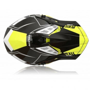 Acerbis Шлем Steel Carbon White Yellow - миниатюра 8