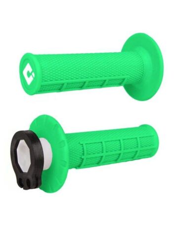 ODI MX V2 Грипсы (ручки руля) Lock On для KTM, Honda, Suzuki, Kawasaki, Yamaha 4 и 2 х тактных мотоциклов, FLO Green