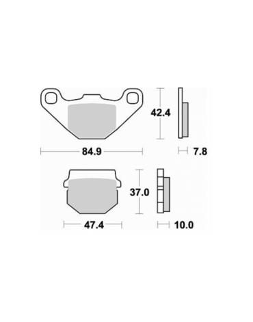 Колодки 702SM1, Braking