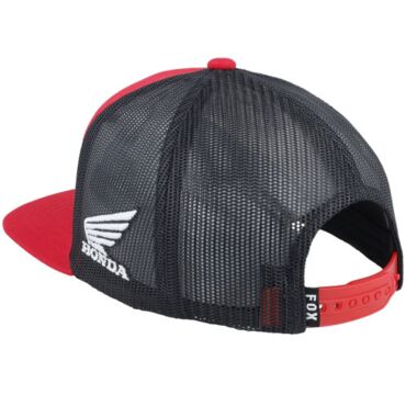 Бейсболка детская Fox X Honda Trucker, flame red (One size, Детская Повседневная) - миниатюра 2