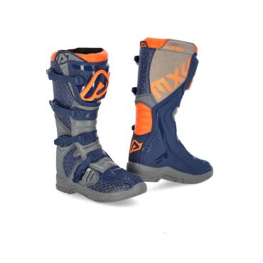 Acerbis Мотоботы кроссовые X Team Blue Grey - миниатюра 6