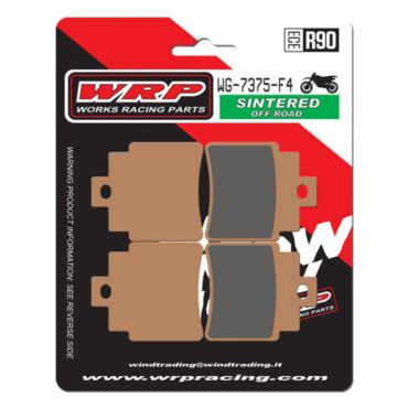 Тормозные колодки WRP WG 7375 F4 (LMP375 OR / FDB2141 / FA355) - миниатюра 1