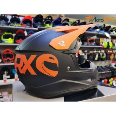 Шлем детский кроссовый Sparx Recrut HL169 черно оранжевый - миниатюра 4