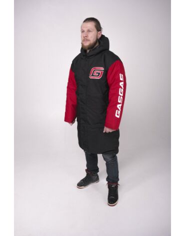 Плащ детский утепленный SPG GASGAS, black red (YM, Детская Кросс эндуро)