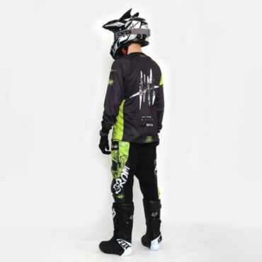 Grom Штаны кроссовые MX Religion lime - миниатюра 4