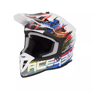 Шлем кроссовый Acerbis LINEAR 22 06 White Blue Red - миниатюра 1