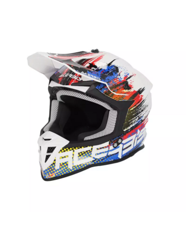 Шлем кроссовый Acerbis LINEAR 22 06 White Blue Red