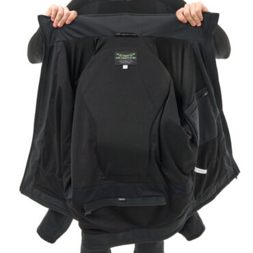 Dragonfly Мототолстовка DF Urban Man 2025 Black с защитой - миниатюра 15